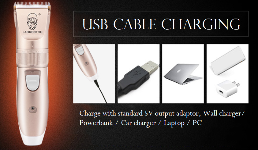 A49USB háztartási hajvágó