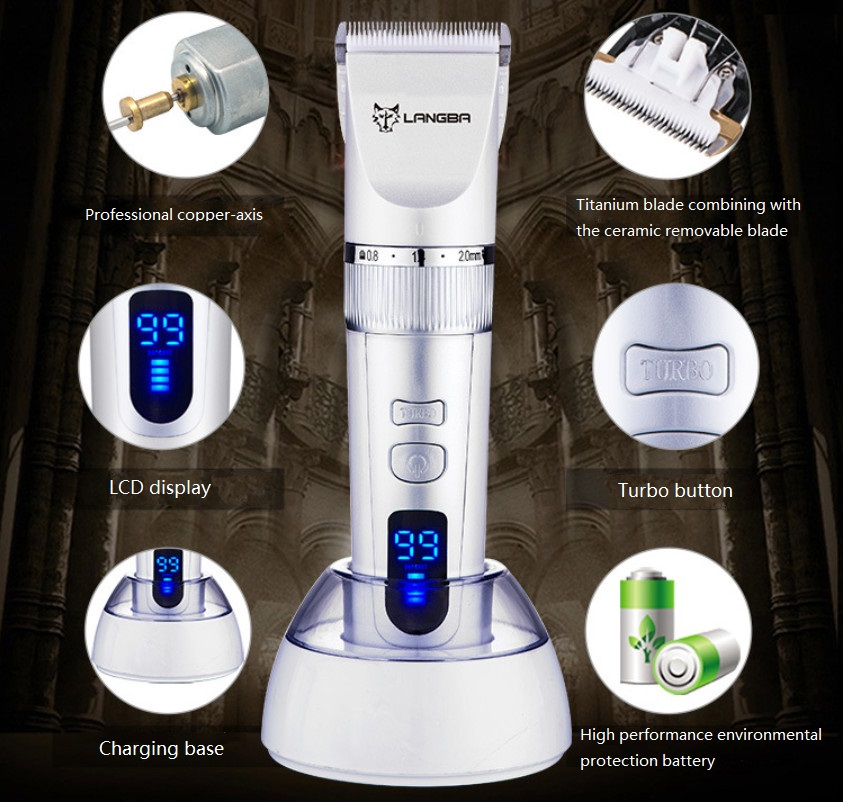 P67 vezeték nélküli kisállatvágó